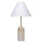 Jamie Young Company Alabaster Table Lamp with Cone Shade - 28" - White